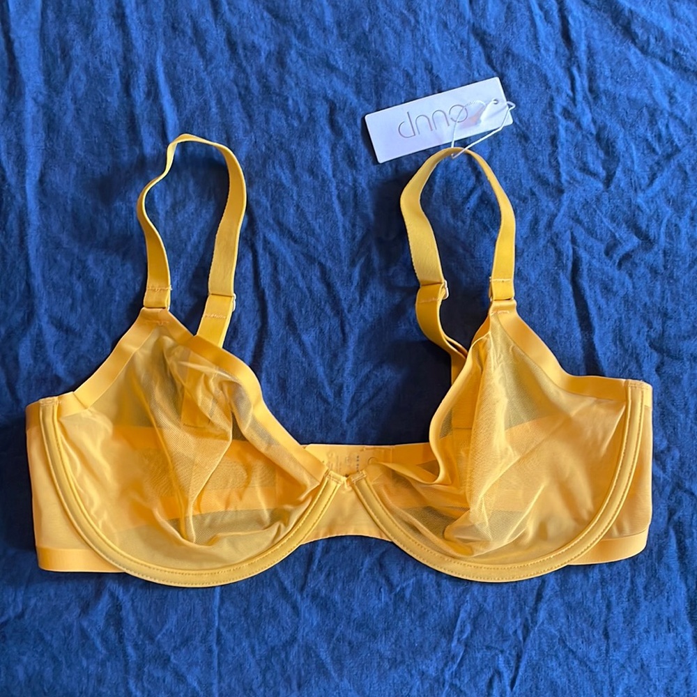 Cuup The Plunge bra in Marigold